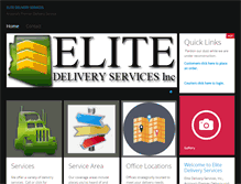 Tablet Screenshot of elitedeliveryservices.com